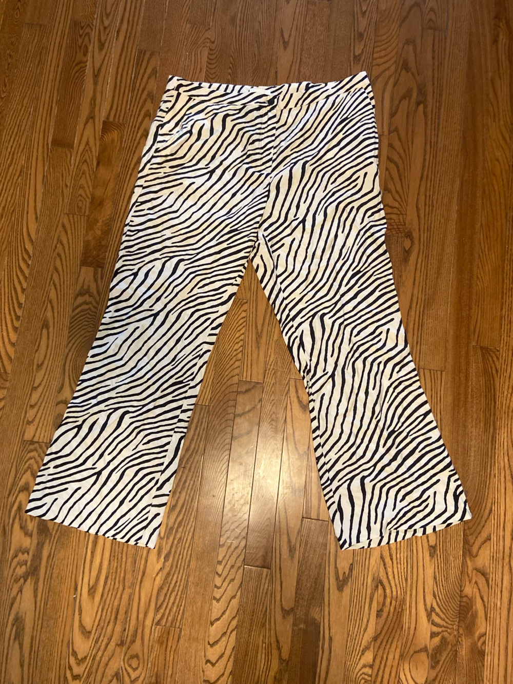 2/$35 Bundle - H&M Black and White Zebra Print Wide-Leg Pants
